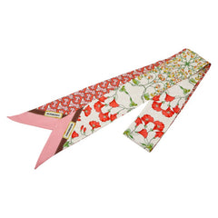 バーバリー TBモノグラム フラワー 花柄 スカーフ ホワイト マルチカラー レディース BURBERRY 【中古】