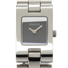 グッチ 腕時計 2305L クオーツ ブラック文字盤 ステンレススチール レディース GUCCI 【中古】