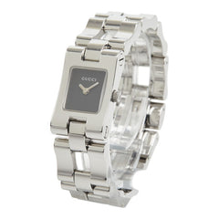 グッチ 腕時計 2305L クオーツ ブラック文字盤 ステンレススチール レディース GUCCI 【中古】