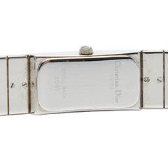 ディオール 腕時計 3067 クオーツ ホワイト文字盤 ステンレススチール レディース Dior 【中古】