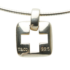 ティファニー ピアスドクロス ネックレス シルバー SV925 シルバー レディース TIFFANY&Co. 【中古】