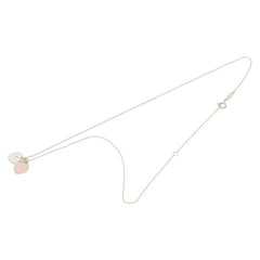 ティファニー リターン トゥ ピンク ダブル ハート タグ ペンダント ネックレス SV925 シルバー レディース TIFFANY&Co. 【中古】