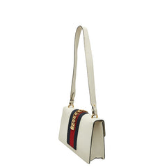 グッチ シェリーライン シルヴィ ショルダーバッグ 421882 ホワイト マルチカラー レザー レディース GUCCI 【中古】