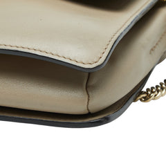 クロエ フェイ 斜め掛け ショルダーバッグ グレー ベージュ レザー スウェード レディース Chloe 【中古】