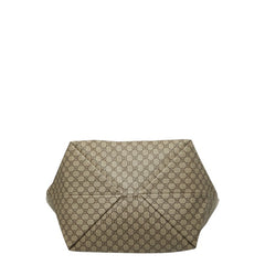 グッチ GGスプリーム トーティッシマ ラージ トートバッグ 793216 ベージュ グリーン PVC レディース GUCCI 【中古】