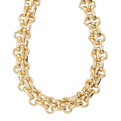 クリスチャンディオール チェーンネックレス ゴールド メッキ レディース Christian Dior 【中古】