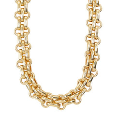 クリスチャンディオール チェーンネックレス ゴールド メッキ レディース Christian Dior 【中古】
