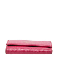 グッチ キーケース 6連 354499 ピンク レザー レディース GUCCI 【中古】
