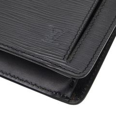 ルイ ヴィトン エピ ポシェット セリエ ドラゴンヌ セカンドバッグ クラッチバッグ M52612 ノワール ブラック レザー メンズ LOUIS VUITTON 【中古】