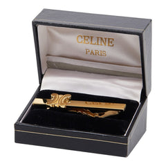 セリーヌ トリオンフ タイピン ゴールド メッキ メンズ CELINE 【中古】