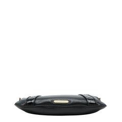 バーバリー ワンショルダーバッグ ハンドバッグ ブラック レザー エナメル レディース BURBERRY 【中古】