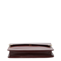 カルティエ マストライン クラッチバッグ セカンドバッグ ワインレッド ボルドー レザー レディース CARTIER 【中古】