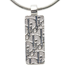 ディオール トロッター ペンダントネックレス シルバー メタル ラインストーン レディース Dior 【中古】