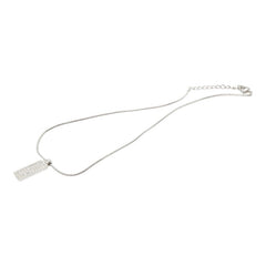 ディオール トロッター ペンダントネックレス シルバー メタル ラインストーン レディース Dior 【中古】