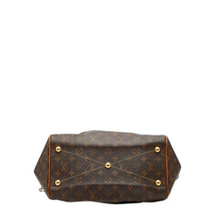 ルイ ヴィトン モノグラム ティヴォリGM ハンドバッグ M40144 ブラウン PVC レザー レディース LOUIS VUITTON 【中古】