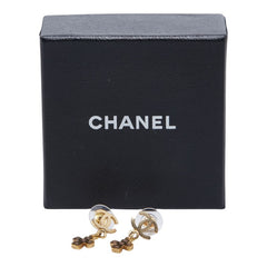 シャネル ココマーク クロス ピアス ゴールド メッキ レディース CHANEL 【中古】