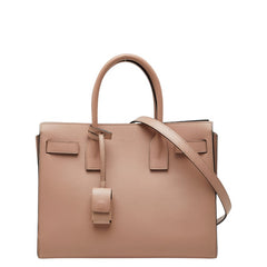 サンローラン サックドジュール ベイビー ハンドバッグ ショルダーバッグ 2WAY 392032 ピンク レザー レディース SAINT LAURENT 【中古】