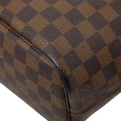 ルイ ヴィトン ダミエ ネヴァーフルPM トートバッグ ハンドバッグ N41359 エベヌ ブラウン PVC レザー レディース LOUIS VUITTON 【中古】