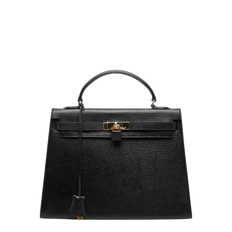 ハイクラス ハンドバッグ ブラック レザー レディース HIGH　CLASS 【中古】