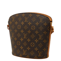 ルイ ヴィトン モノグラム ドルーオ 斜め掛け ショルダーバッグ M51290 ブラウン PVC レザー レディース LOUIS VUITTON 【中古】
