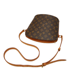 ルイ ヴィトン モノグラム ドルーオ 斜め掛け ショルダーバッグ M51290 ブラウン PVC レザー レディース LOUIS VUITTON 【中古】