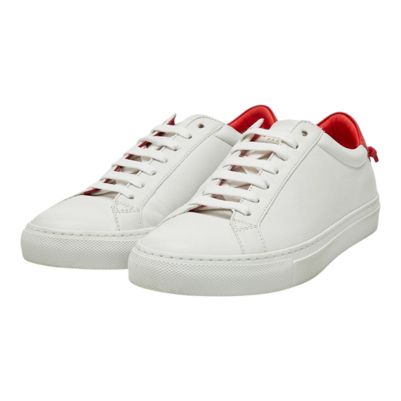 ジバンシー アーバンストリート ローカット スニーカー サイズ37 ホワイト レッド レザー レディース Givenchy 【中古】