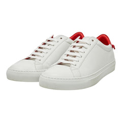 ジバンシー アーバンストリート ローカット スニーカー サイズ37 ホワイト レッド レザー レディース Givenchy 【中古】