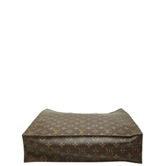 ルイ ヴィトン モノグラム サックプラ ハンドバッグ トートバッグ M51140 ブラウン PVC レザー レディース LOUIS VUITTON 【中古】