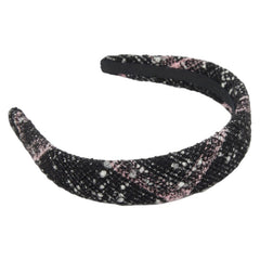 シャネル ココマーク カチューシャ ヘアアクセサリー ブラック マルチカラー ツイード レディース CHANEL 【中古】
