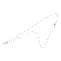 テイクアップ Pt900 プラチナ Pt850 プラチナ ダイヤ0.16ct クロスモチーフ ペンダント ネックレス レディース TAKE-UP 【中古】