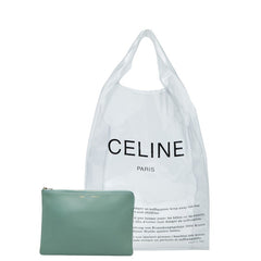 セリーヌ クリアトートバッグ クラッチバッグ セット 104003A9Q セラドン グリーン系 PVC ラムスキン レディース CELINE 【中古】