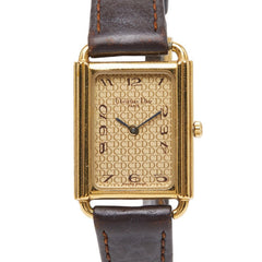 ディオール 腕時計 58.122 クオーツ ゴールド文字盤 ステンレススチール レディース Dior 【中古】