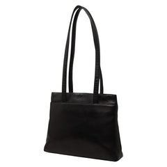 シャネル トートバッグ ショルダーバッグ ブラック ラムスキン レディース CHANEL 【中古】