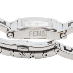 フェンディ 腕時計 072-6000L クオーツ ホワイト文字盤 ステンレススチール ユニセックス FENDI 【中古】