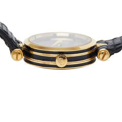 グッチ 腕時計 2000L クオーツ ブラック文字盤 ステンレススチール レディース GUCCI 【中古】