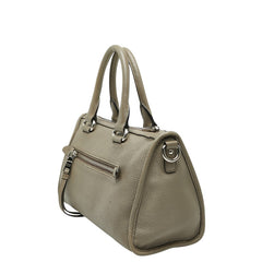 プラダ ハンドバッグ ショルダーバッグ 2WAY 1BB022 グレー レザー レディース PRADA 【中古】