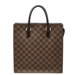 ルイ ヴィトン ダミエ ヴェニスPM ハンドバッグ トートバッグ N51145 ブラウン PVC レザー レディース LOUIS VUITTON 【中古】