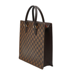 ルイ ヴィトン ダミエ ヴェニスPM ハンドバッグ トートバッグ N51145 ブラウン PVC レザー レディース LOUIS VUITTON 【中古】