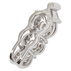 Pt900 プラチナ ダイヤ0.60ct ペンダントトップ ネックレス レディース 【中古】