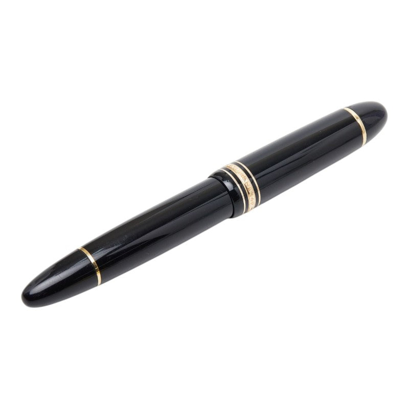 モンブラン マイスターシュテュック 149 4810 万年筆 ペン先18K 750 ブラック ゴールド プラスチック K18 ゴールド メンズ MONTBLANC 【中古】