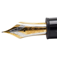 モンブラン マイスターシュテュック 149 4810 万年筆 ペン先18K 750 ブラック ゴールド プラスチック K18 ゴールド メンズ MONTBLANC 【中古】
