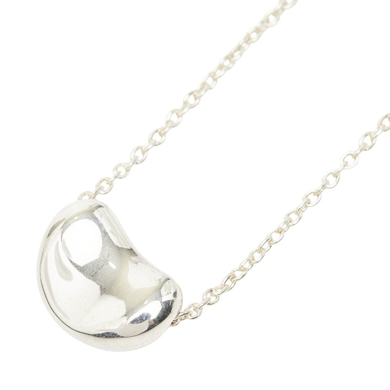 ティファニー エルサ ペレッティ ビーンモチーフ チェーン ペンダント ネックレス SV925 シルバー レディース TIFFANY&Co. 【中古】
