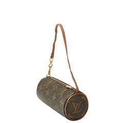 ルイ ヴィトン モノグラム パピヨン 付属 ポーチ ポーチ ブラウン PVC レザー レディース LOUIS VUITTON 【中古】