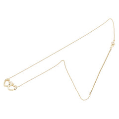 ディオール K18YG イエローゴールド ダイヤ0.134ct ハートモチーフ ペンダント ネックレス レディース Dior 【中古】