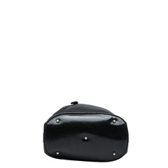 グッチ バンブー ハンドバッグ ショルダーバッグ 2WAY 001 2404 ブラウン レザー ナイロン レディース GUCCI 【中古】
