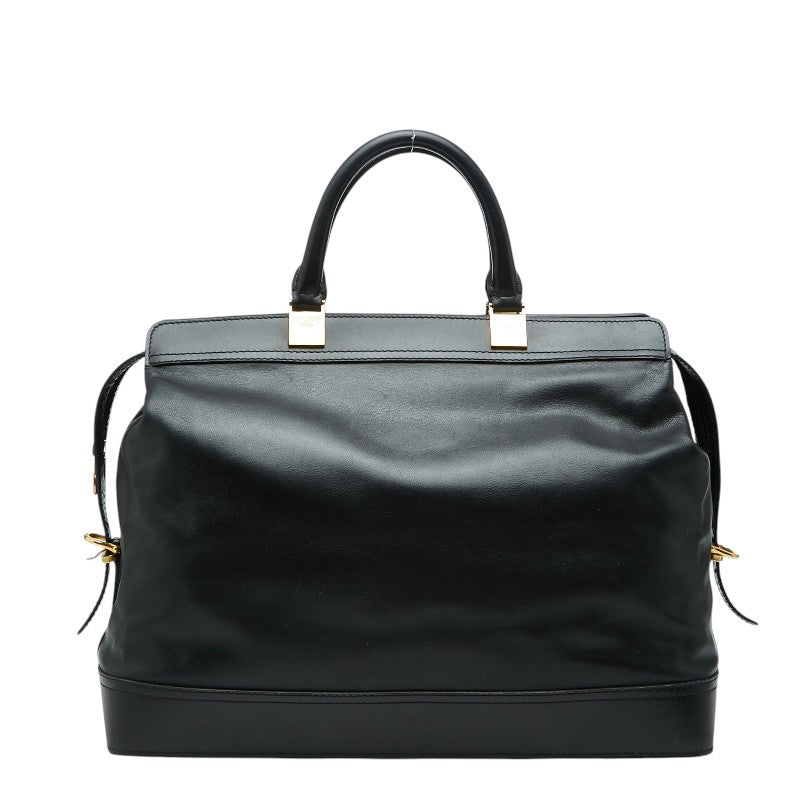 セリーヌ ハンドバッグ ブラック レザー レディース CELINE 【中古】