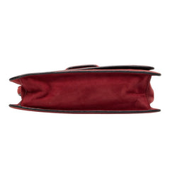 ロエベ バルセロナ ハンドバッグ ショルダーバッグ 2WAY レッド スウェード レディース LOEWE 【中古】