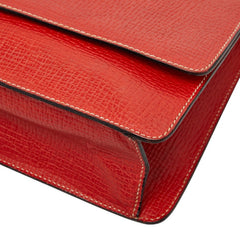 ロエベ バルセロナ ハンドバッグ ショルダーバッグ 2WAY レッド レザー レディース LOEWE 【中古】