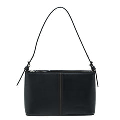 バーバリー ノバチェック ワンショルダーバッグ ブラック レザー レディース BURBERRY 【中古】