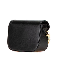 グッチ ホースビット ミニ ショルダーバッグ ポシェット 725863 ブラック PVC レザー レディース GUCCI 【中古】